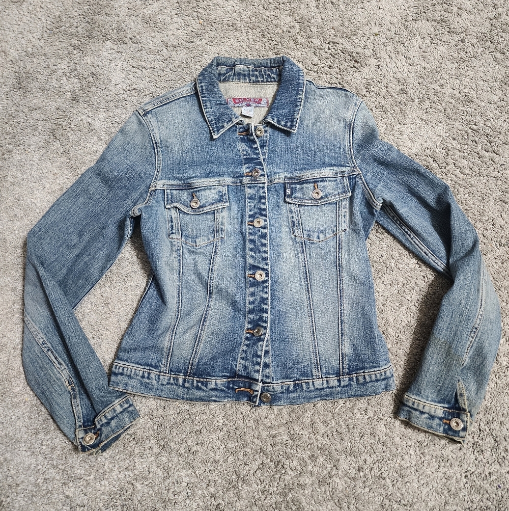 Silver Jeans Denim Jacket Size Medium